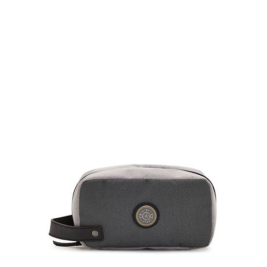 Trousses De Toilette Kipling Riaz Grise Noir | FR 1458CT